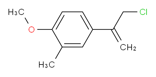 4-(3-chloroprop-1-en-2-yl)-1-methoxy-2-methylbenzene