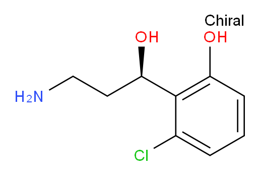 2-[(1R)-3-amino-1-hydroxypropyl]-3-chlorophenol
