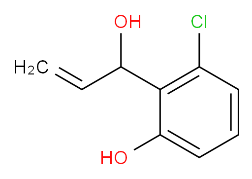 3-chloro-2-(1-hydroxyprop-2-en-1-yl)phenol