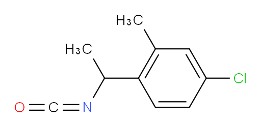 4-chloro-1-(1-isocyanatoethyl)-2-methylbenzene