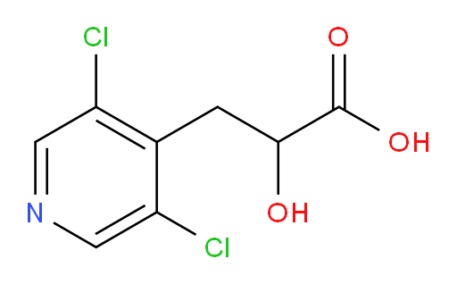 3-(3,5-dichloropyridin-4-yl)-2-hydroxypropanoic acid