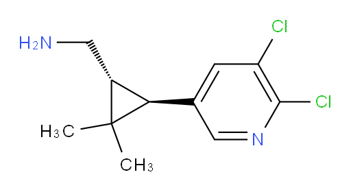 rac-[(1R,3R)-3-(5,6-dichloropyridin-3-yl)-2,2-dimethylcyclopropyl]methanamine