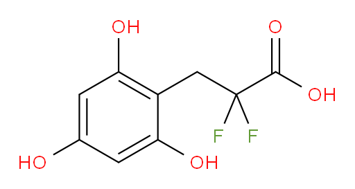 2,2-difluoro-3-(2,4,6-trihydroxyphenyl)propanoic acid