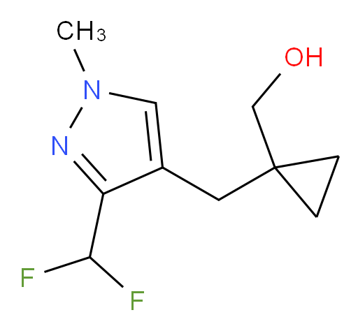 (1-{[3-(difluoromethyl)-1-methyl-1H-pyrazol-4-yl]methyl}cyclopropyl)methanol