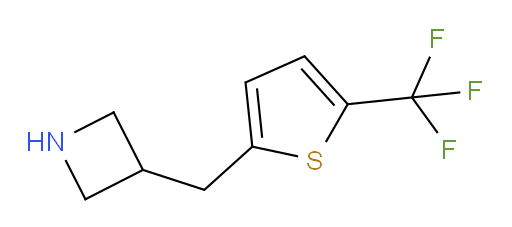 3-{[5-(trifluoromethyl)thiophen-2-yl]methyl}azetidine