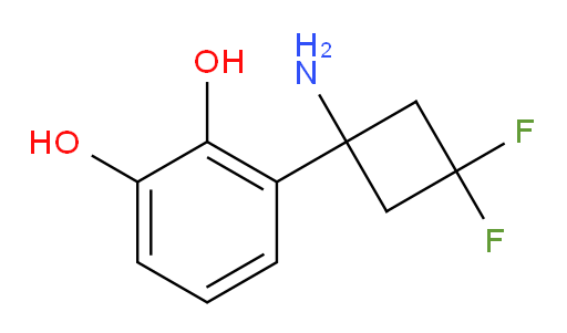 3-(1-amino-3,3-difluorocyclobutyl)benzene-1,2-diol