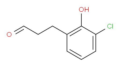 3-(3-chloro-2-hydroxyphenyl)propanal