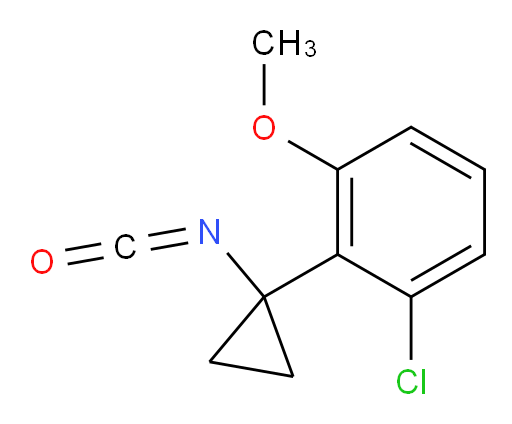 1-chloro-2-(1-isocyanatocyclopropyl)-3-methoxybenzene