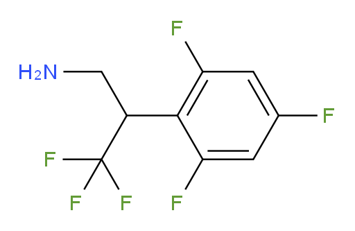 3,3,3-trifluoro-2-(2,4,6-trifluorophenyl)propan-1-amine