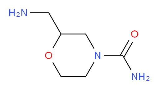 2-(aminomethyl)morpholine-4-carboxamide