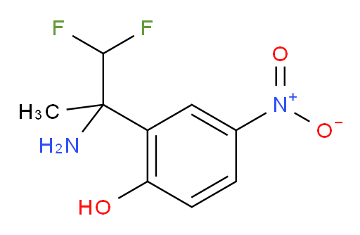 2-(2-amino-1,1-difluoropropan-2-yl)-4-nitrophenol