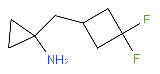 1-[(3,3-difluorocyclobutyl)methyl]cyclopropan-1-amine