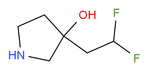 3-(2,2-difluoroethyl)pyrrolidin-3-ol
