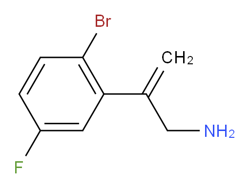 2-(2-bromo-5-fluorophenyl)prop-2-en-1-amine