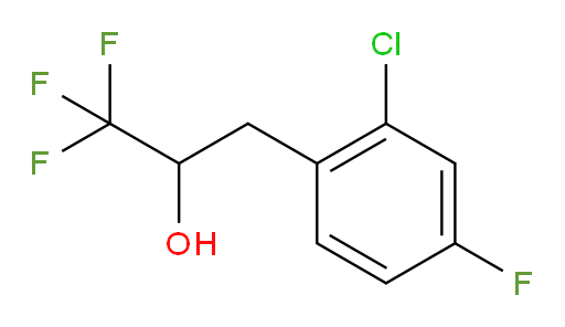 3-(2-chloro-4-fluorophenyl)-1,1,1-trifluoropropan-2-ol