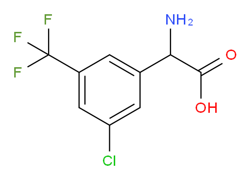 2-amino-2-[3-chloro-5-(trifluoromethyl)phenyl]acetic acid