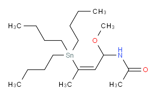 (Z)-N-(1-methoxy-3-(tributylstannyl)but-2-en-1-yl)acetamide