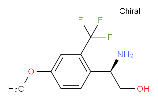 (2R)-2-amino-2-[4-methoxy-2-(trifluoromethyl)phenyl]ethan-1-ol