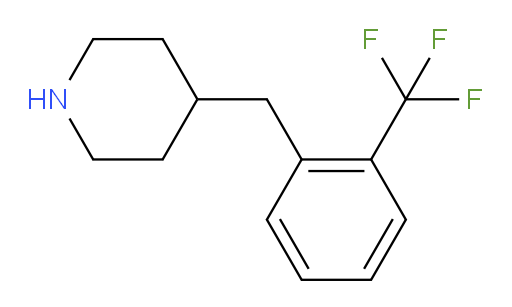 4-{[2-(trifluoromethyl)phenyl]methyl}piperidine