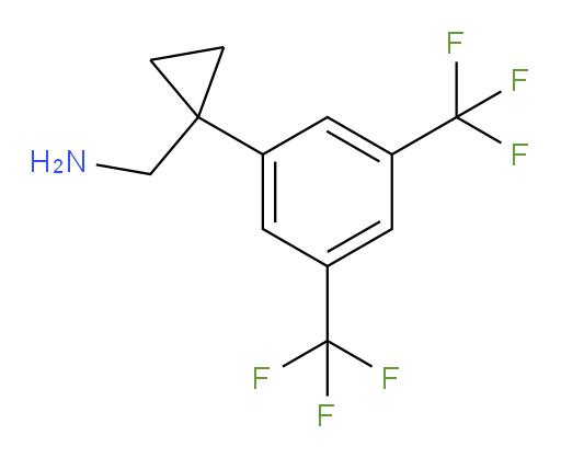 {1-[3,5-bis(trifluoromethyl)phenyl]cyclopropyl}methanamine