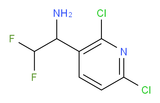 1-(2,6-dichloropyridin-3-yl)-2,2-difluoroethan-1-amine