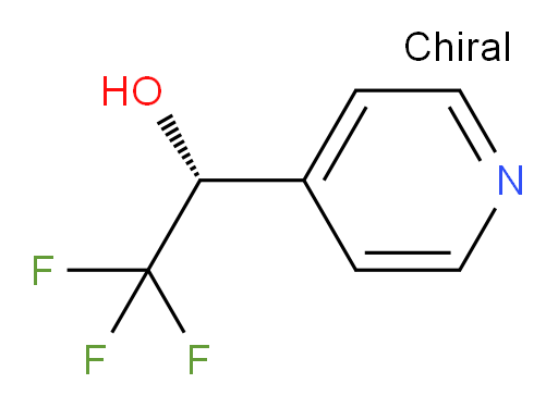 (1R)-2,2,2-trifluoro-1-(pyridin-4-yl)ethan-1-ol