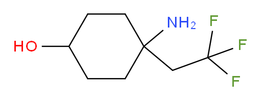 4-amino-4-(2,2,2-trifluoroethyl)cyclohexan-1-ol