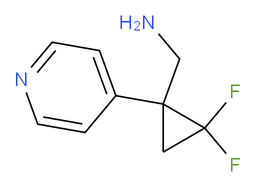 [2,2-difluoro-1-(pyridin-4-yl)cyclopropyl]methanamine