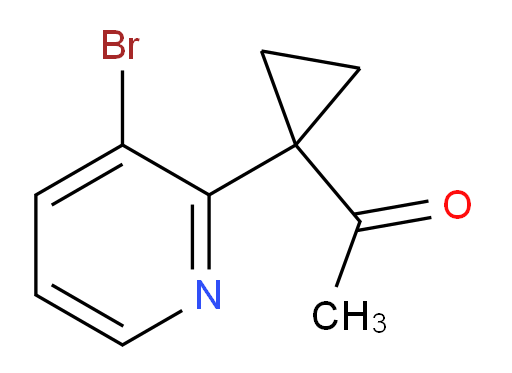 1-[1-(3-bromopyridin-2-yl)cyclopropyl]ethan-1-one
