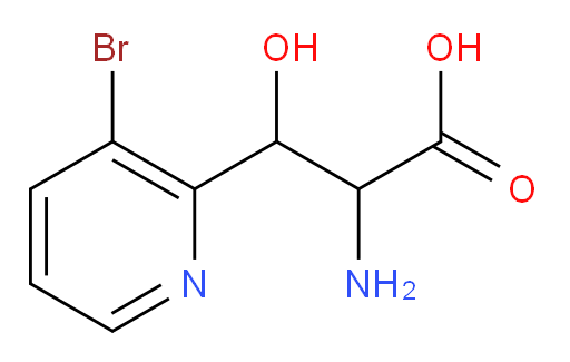 2-amino-3-(3-bromopyridin-2-yl)-3-hydroxypropanoic acid