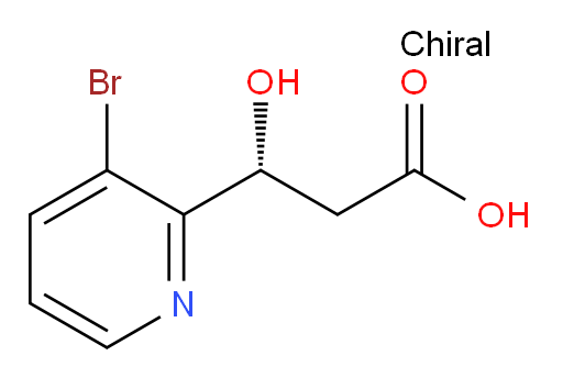 (3R)-3-(3-bromopyridin-2-yl)-3-hydroxypropanoic acid