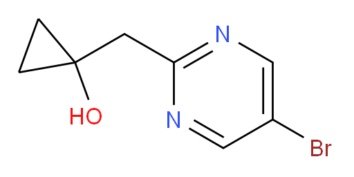 1-[(5-bromopyrimidin-2-yl)methyl]cyclopropan-1-ol
