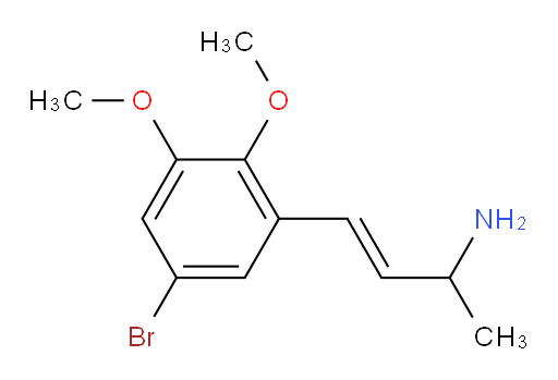 4-(5-bromo-2,3-dimethoxyphenyl)but-3-en-2-amine