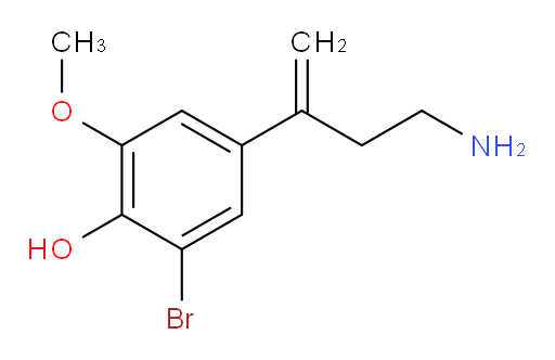 4-(4-aminobut-1-en-2-yl)-2-bromo-6-methoxyphenol