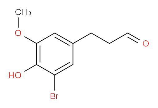 3-(3-bromo-4-hydroxy-5-methoxyphenyl)propanal