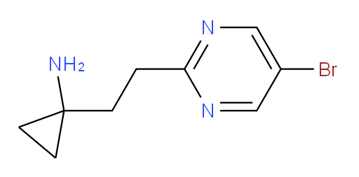 1-[2-(5-bromopyrimidin-2-yl)ethyl]cyclopropan-1-amine