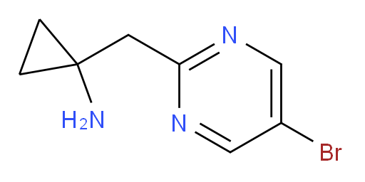 1-[(5-bromopyrimidin-2-yl)methyl]cyclopropan-1-amine