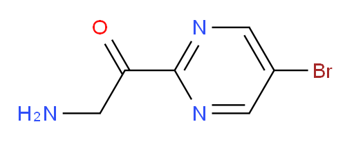 2-amino-1-(5-bromopyrimidin-2-yl)ethan-1-one