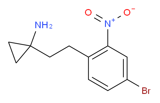 1-[2-(4-bromo-2-nitrophenyl)ethyl]cyclopropan-1-amine
