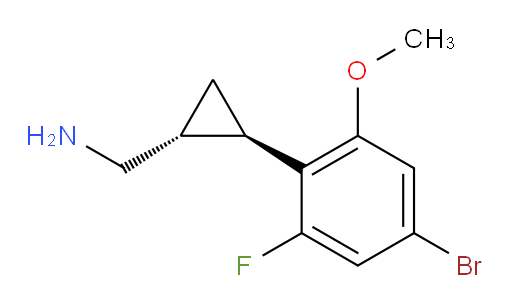 rac-[(1R,2R)-2-(4-bromo-2-fluoro-6-methoxyphenyl)cyclopropyl]methanamine