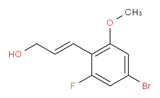3-(4-bromo-2-fluoro-6-methoxyphenyl)prop-2-en-1-ol