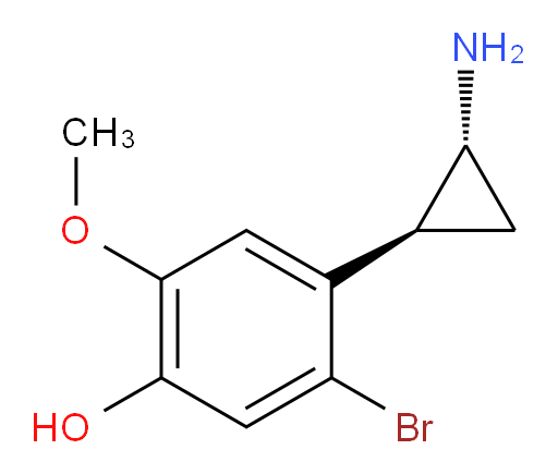 rac-4-[(1R,2S)-2-aminocyclopropyl]-5-bromo-2-methoxyphenol