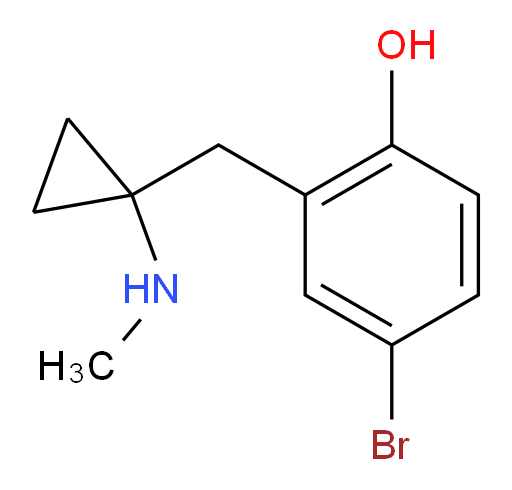 4-bromo-2-{[1-(methylamino)cyclopropyl]methyl}phenol
