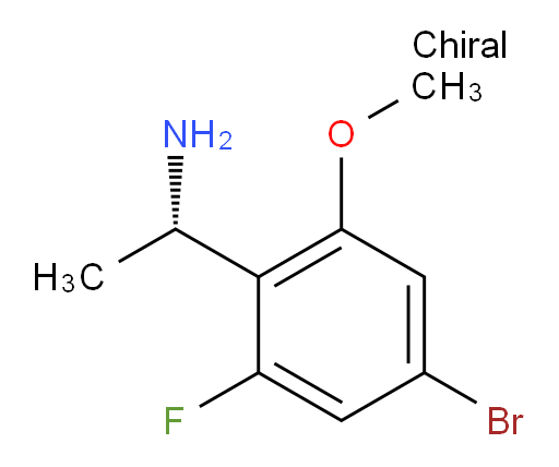(1S)-1-(4-bromo-2-fluoro-6-methoxyphenyl)ethan-1-amine