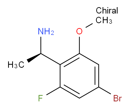 (1R)-1-(4-bromo-2-fluoro-6-methoxyphenyl)ethan-1-amine
