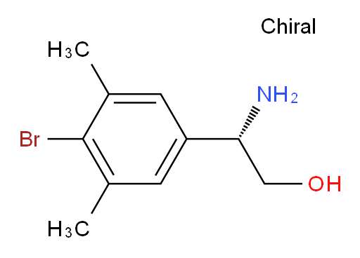 (2S)-2-amino-2-(4-bromo-3,5-dimethylphenyl)ethan-1-ol