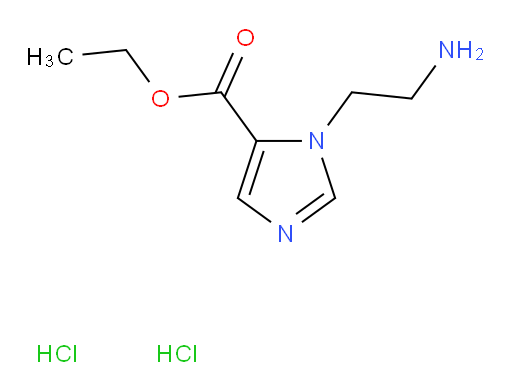 ethyl 1-(2-aminoethyl)-1H-imidazole-5-carboxylate dihydrochloride