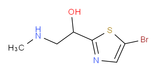 1-(5-bromo-1,3-thiazol-2-yl)-2-(methylamino)ethan-1-ol