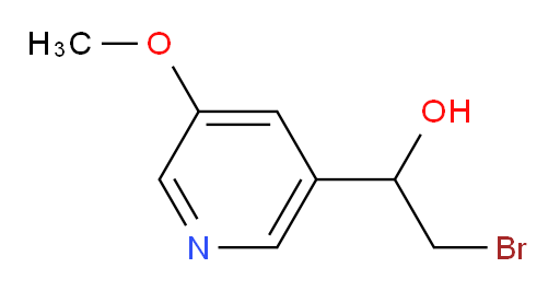 2-bromo-1-(5-methoxypyridin-3-yl)ethan-1-ol