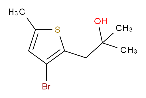 1-(3-bromo-5-methylthiophen-2-yl)-2-methylpropan-2-ol